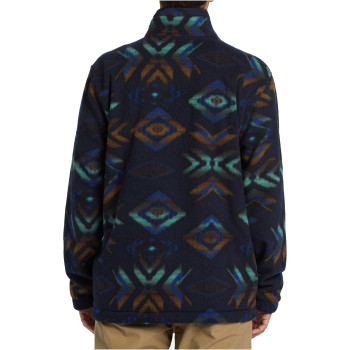 BILLABONG Boundary - Half Zip Mock Neck Fleece for Men - navy
