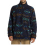 BILLABONG Boundary - Half Zip Mock Neck Fleece for Men - navy