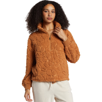 Billabong Time Off - Half-Zip - Fleece for Women - Sandalwood