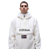 NAPAPIJRI T-Burgee Curly Fleece - Men's Half zip Hoodie Fleece - Beige Dimity