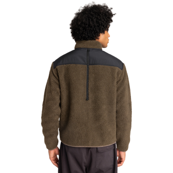 Quiksilver Shallow Water - Men's zip-up fleece - Canteen
