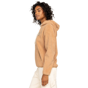 ROXY Cool Calling - Women's Pullover Hoodie - Camel