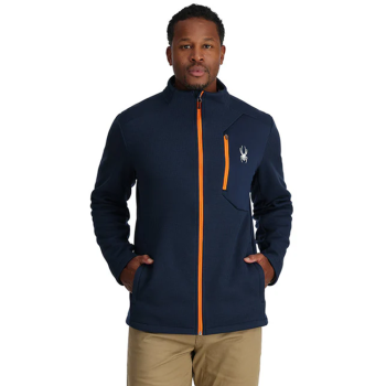 Spyder Bandit Full zip - Mens Fleece Jacket - True Navy