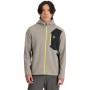 Spyder Bandit Hooded - Mens Fleece Jacket - Concrete