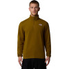THE NORTH FACE Men's 100 Glacier 1/4 Zip Fleece - Moss Green