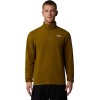 THE NORTH FACE Men's 100 Glacier 1/4 Zip Fleece - Moss Green