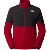 THE NORTH FACE Men's Glacier Heavyweight Full-Zip - Ανδρική ζακέτα Fleece - Garnet Red-Asphalt Grey