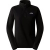 THE NORTH FACE Women's 100 Glacier 1/4 Zip Fleece - TNF Black-NPF