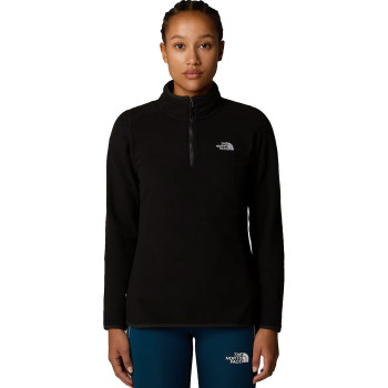 THE NORTH FACE Γυναικείο 100 Glacier 1/4 Zip Fleece - TNF Black-NPF