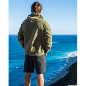 Volcom Second Trip Pullover Hoodie - Men's Fleece Hoodie - Thyme Green