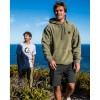 Volcom Second Trip Pullover Hoodie - Men's Fleece Hoodie - Thyme Green