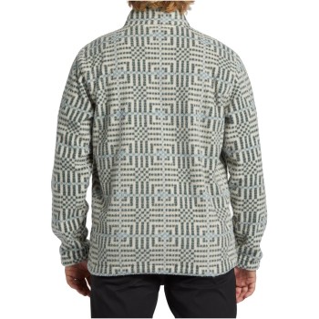 BILLABONG Boundary - Half Zip Mock Neck Fleece for Men - Chino BILLABONG Boundary - Half Zip Mock Neck Fleece for Men - Chino