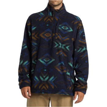 BILLABONG Boundary - Half Zip Mock Neck Fleece for Men - navy BILLABONG Boundary - Half Zip Mock Neck Fleece for Men - navy
