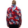 NAPAPIJRI Argient Full-Zip Fleece - Ανδρική fleece ζακέτα - Geometric Red