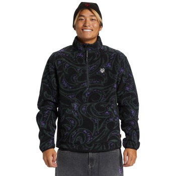 Quiksilver Mercury - Ανδρικό half-zip fleece - Mercury Sherpa/Black