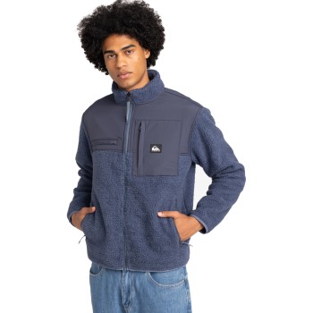 Quiksilver Shallow Water - Ανδρικό zip-up fleece - Vintage Indigo