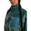 ROXY Alabama Print- Full zip Fleece for Women - Lily Pad Sketch Book