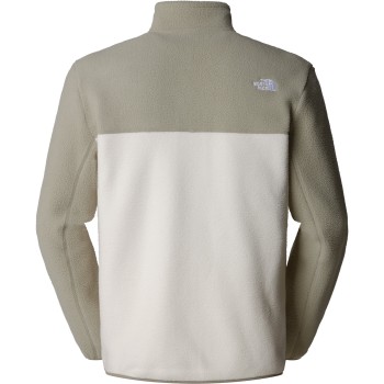 THE NORTH FACE Men's Yumiori Full-Zip Fleece Jacket - White Dune/Clay Grey THE NORTH FACE Men's Yumiori Full-Zip Fleece Jacket - White Dune/Clay Grey