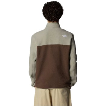THE NORTH FACE Men's Yumiori 1/4 Zip Fleece - Smokey Brown/Clay Grey/-Summit Gold THE NORTH FACE Men's Yumiori 1/4 Zip Fleece - Smokey Brown/Clay Grey/-Summit Gold