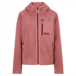 Ziener Juha Lady - Γυναικεία ζακέτα κουκούλα Sherpa fleece - Rose Blossom