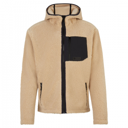 Ziener Juha Man - Ανδρική ζακέτα κουκούλα Sherpa fleece - Cashew