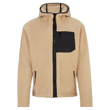 Ziener Juha Man - Ανδρική ζακέτα κουκούλα Sherpa fleece - Cashew Ziener Juha Man - Ανδρική ζακέτα κουκούλα Sherpa fleece - Cashew