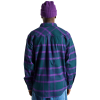 Burton Favorite Long Sleeve - Men's Flannel Shirt - Deep Emerald/Imperial Purple