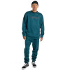 Burton Oak Crewneck Fleece - Men's Crew Sweatshirt - Deep Emerald Heather