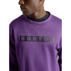 Burton Oak Crewneck Fleece - Men's Crew Sweatshirt - Imperial Purple Heather
