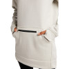Burton Oak Long - Women's Pullover Hoodie - Stout White Heather