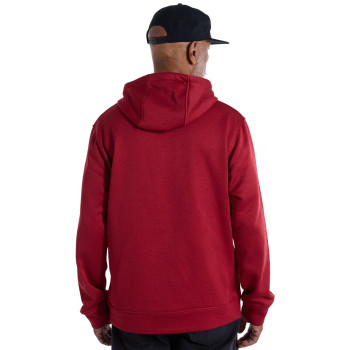 Burton Oak Pullover Hoodie - Deep Red Heather