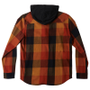 DC Ruckus - Hooded Long Sleeve Flannel Shirt - Black/Ar.Spice/Chipmunk Plaid