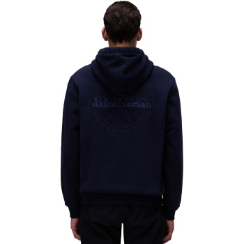 Napapijri B-Kander Hoodie - Hoodie for Men - Blue Marine