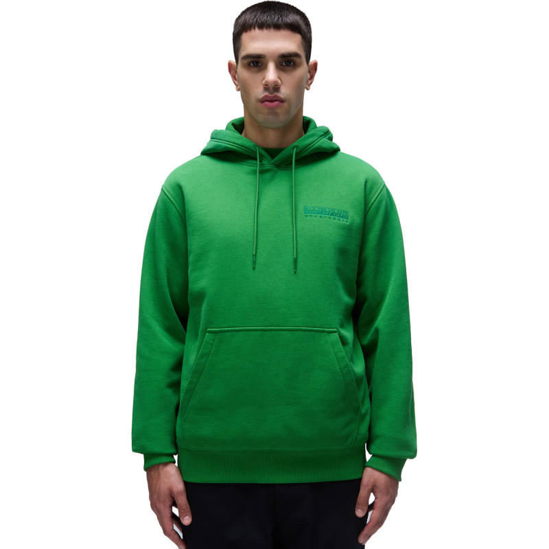 Napapijri B-Kander Hoodie - Hoodie for Men - Green Kelly
