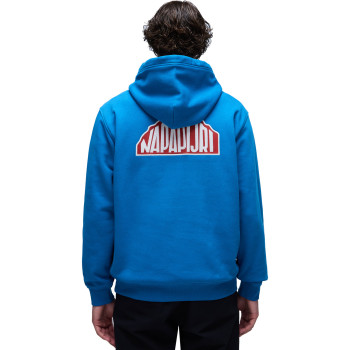 Napapijri B-Linth Hoodie - Hoodie for Men - Blue Sapphire