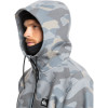 Quiksilver Shredder DWR- Men's Technical Half Zip DWR Hoodie - Puzzle Camo Ice Flow