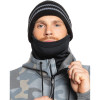 Quiksilver Shredder DWR- Men's Technical Half Zip DWR Hoodie - Puzzle Camo Ice Flow