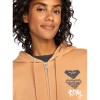 Roxy Surf Stoked - Zip-Up Hoodie for Women - Camel