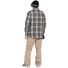 Volcom Insulated Riding Flannel Jacket - Men's Flannel Shirt - Stone