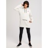 Burton Oak Long - Γυναικείο Μακρύ φούτερ με κουκούλα - Stout White Heather