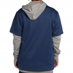 DC Dryden 2 - Technical Double Layer Hoodie for Men - Dress Blues