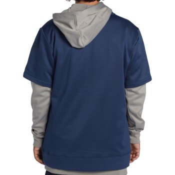 DC Dryden 2 - Technical Double Layer Hoodie for Men - Dress Blues DC Dryden 2 - Technical Double Layer Hoodie for Men - Dress Blues