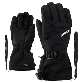 ZIENER LANI GTX - Παιδικά Γάντια Σκι Gore-tex - Black