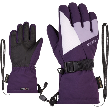 ZIENER LANI GTX - Παιδικά Γάντια Σκι Gore-tex - Dark Violet