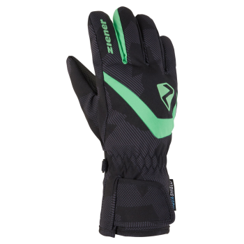 ZIENER Loriko AS® - Junior ski gloves - Grey Ink Camo