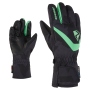ZIENER Loriko AS® - Junior ski gloves - Grey Ink Camo