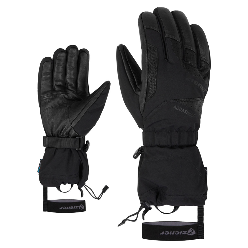 ZIENER GAIKU AS® AW - Ανδρικά Γάντια lavalan® Alpine - Black
