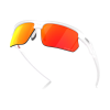 Oakley BiSphaera™️ - Sunglasses - Polished White/Prizm Ruby