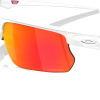 Oakley BiSphaera™️ - Sunglasses - Polished White/Prizm Ruby
