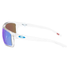 Oakley Gibston XL - Sunglasses - Clear Frame/Prizm Sapphire Polarized